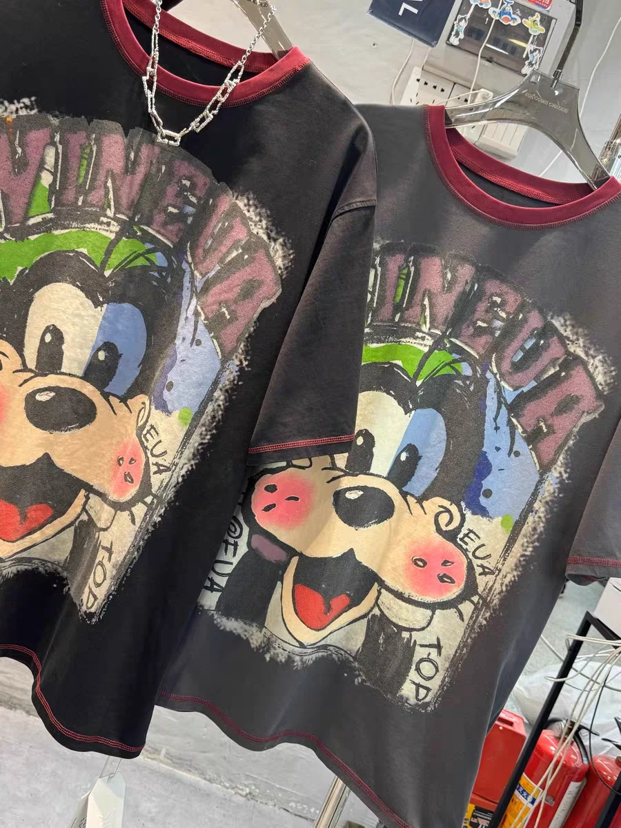 Summer New Heavy Industry Sticker Embroidery Cartoon Short-sleeved T-shirt Women's Loose Retro Ripped Top Round Neck Tops
Summer New Heavy Industry Sticker Embroidery Cartoon Short-sleeved T-shirt Women's Loose Retro Ripped Top Round Neck Tops