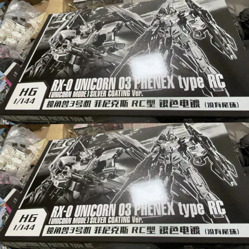 XINGDONG HG Rx-0 PB Unicorn Unit 3 RC Type 1/144 Scale Silver Plated Phenex Assembly Model Kit Customizable Children's Toy
XINGDONG HG Rx-0 PB Unicorn Unit 3 RC Type 1/144 Scale Silver Plated Phenex Assembly Model Kit Customizable Children's Toy