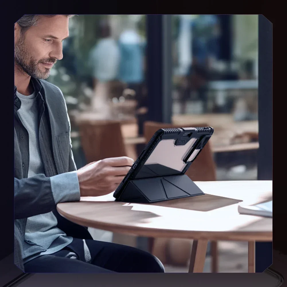 Nillkin Armor Bumper for Xiaomi Mi Pad 7 Pro / Pad 7 Slide Camera Cover Flip Leather Case
Nillkin Armor Bumper for Xiaomi Mi Pad 7 Pro / Pad 7 Slide Camera Cover Flip Leather Case