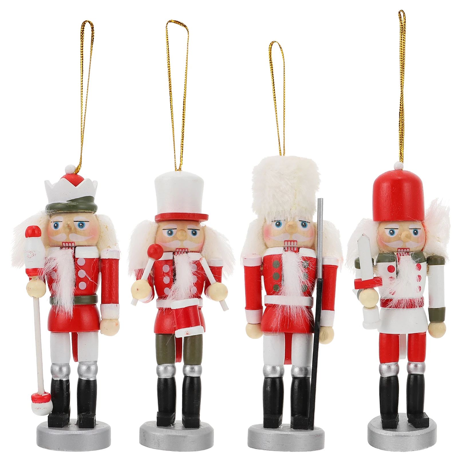 4Pcs Christmas Nutcracker Soldier Decorations Wooden Vintage Xmas Tree Ornaments Holiday Festival Gift Party Desktop Decor
4Pcs Christmas Nutcracker Soldier Decorations Wooden Vintage Xmas Tree Ornaments Holiday Festival Gift Party Desktop Decor