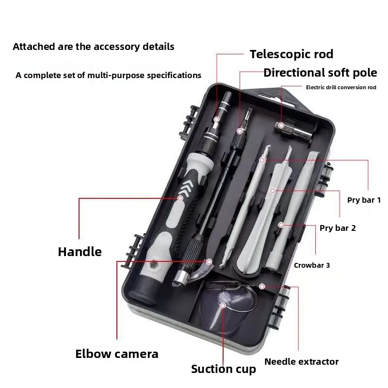 Special-Shaped Precision Screwdriver Kit U-Type Triangular Y-Type Hexagon Portable Eyeglass & Electronic Repair Hand Tools
Special-Shaped Precision Screwdriver Kit U-Type Triangular Y-Type Hexagon Portable Eyeglass & Electronic Repair Hand Tools