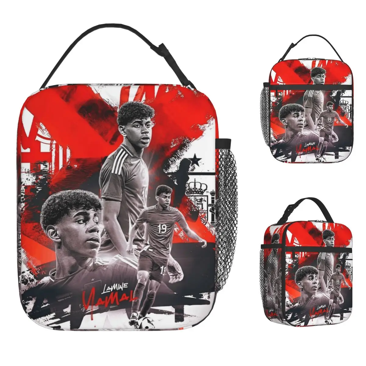 Lamine Y-Yamal Soccer номер 19, изолированные сумки для обеда, сумка-холодильник Контейнер для обеда, большая емкость, ланч-бокс, сумки для хранения продуктов
Lamine Y-Yamal Soccer номер 19, изолированные сумки для обеда, сумка-холодильник Контейнер для обеда, большая емкость, ланч-бокс, сумки для хранения продуктов