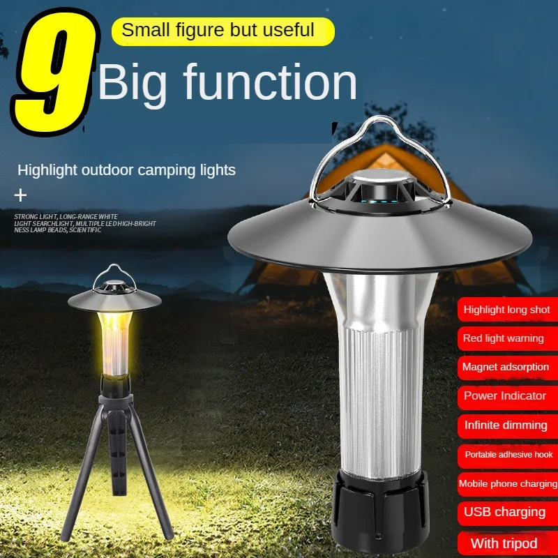 Outdoor Camping Tent Light Flashlight Camping Multi functional Horse Lantern Retro LED Atmosphere Portable Lighting Hanging Lamp
Outdoor Camping Tent Light Flashlight Camping Multi functional Horse Lantern Retro LED Atmosphere Portable Lighting Hanging Lamp