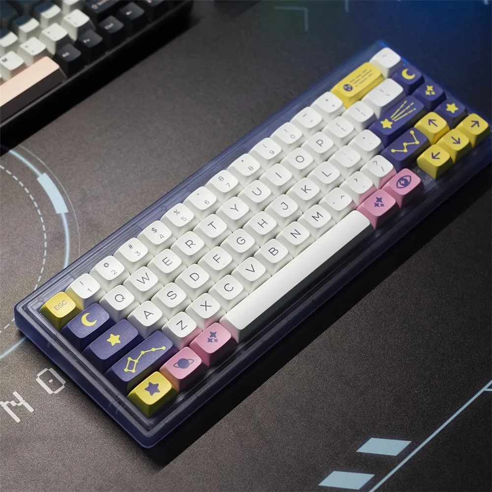 Колпачки для клавиатуры XDA, универсальные Сменные колпачки для клавиш механической клавиатуры со звездами, 134 клавиш
Колпачки для клавиатуры XDA, универсальные Сменные колпачки для клавиш механической клавиатуры со звездами, 134 клавиш
