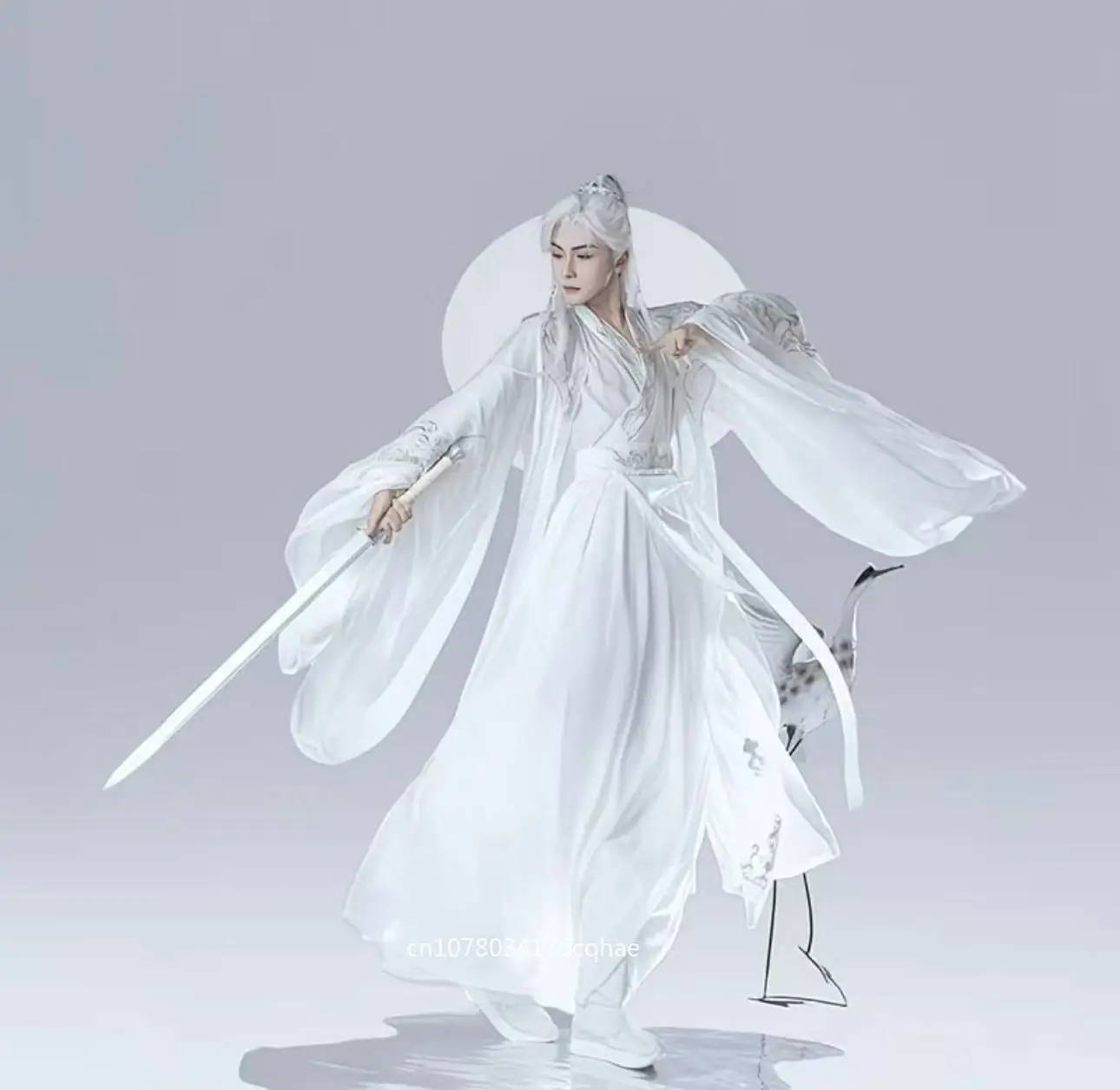 Original Hanfu Men Women Traditional Chinese Fairy Martial Embroidery Suits Halloween Event Cosplay Costume Large Sleeve White
Original Hanfu Men Women Traditional Chinese Fairy Martial Embroidery Suits Halloween Event Cosplay Costume Large Sleeve White