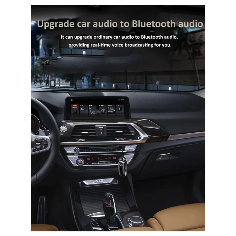 Изысканный приемник Bluetooth 5.3, игровая гарнитура с низкой задержкой, ANC + ENC, шумоподавление, беспроводной аудиоадаптер AUX 3,5 мм с микрофоном
Изысканный приемник Bluetooth 5.3, игровая гарнитура с низкой задержкой, ANC + ENC, шумоподавление, беспроводной аудиоадаптер AUX 3,5 мм с микрофоном