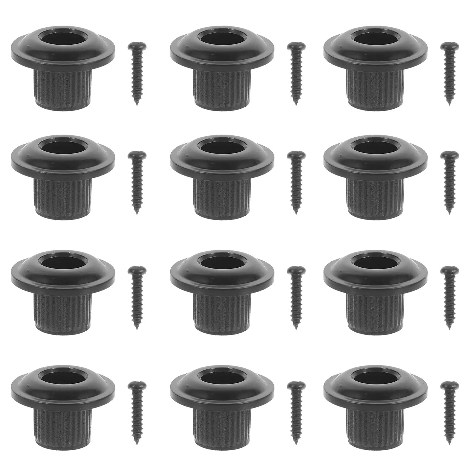 18pcs Black Guitar Tuning Pegs String Knobs Acoustic Bass Electric Hat Buttons Replacement Parts Accessories Metal ABS Durable
18pcs Black Guitar Tuning Pegs String Knobs Acoustic Bass Electric Hat Buttons Replacement Parts Accessories Metal ABS Durable
