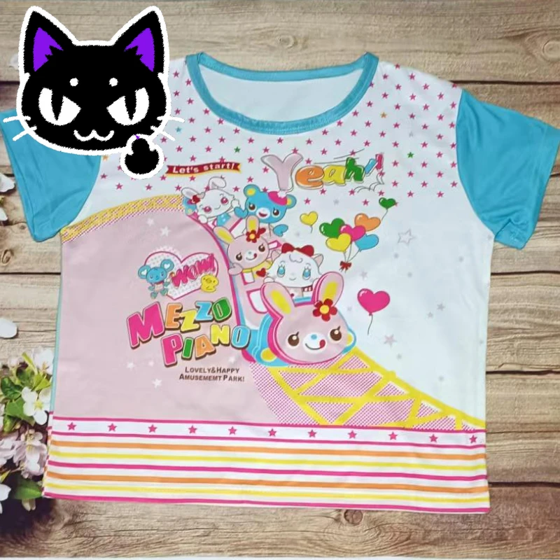 2025 misa hot sale Sweet Cute Lolita Crop Tops Cartoon Cartoon Bear Star Print T-shirt Women Japanese Casual Summer Short Sleeve
2025 misa hot sale Sweet Cute Lolita Crop Tops Cartoon Cartoon Bear Star Print T-shirt Women Japanese Casual Summer Short Sleeve