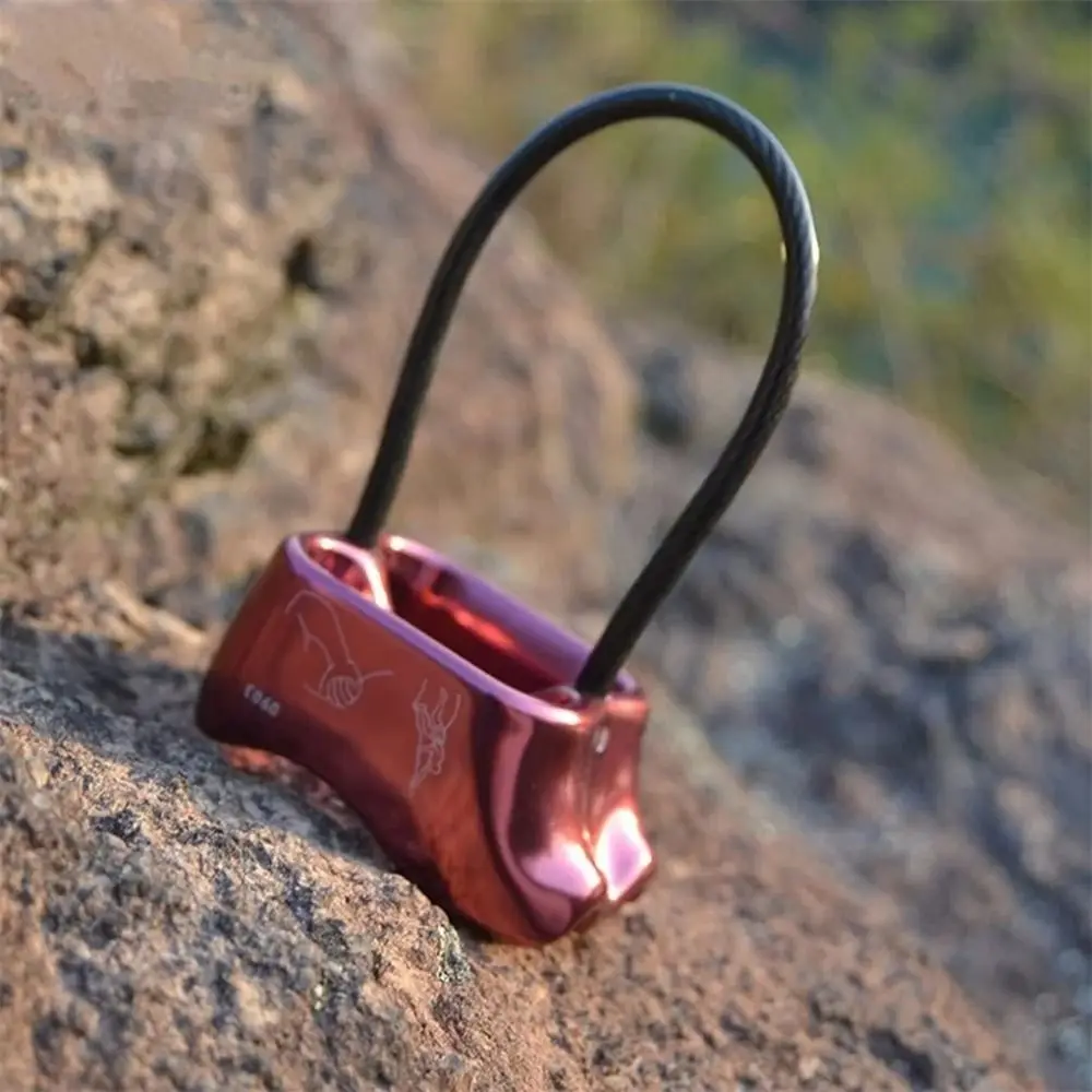 Downhill Be-lay Rappel Device Safety Ring Hardware Rock Climbing Rappel Abseiling Double Slot Climbing Descender Mountaineering
Downhill Be-lay Rappel Device Safety Ring Hardware Rock Climbing Rappel Abseiling Double Slot Climbing Descender Mountaineering