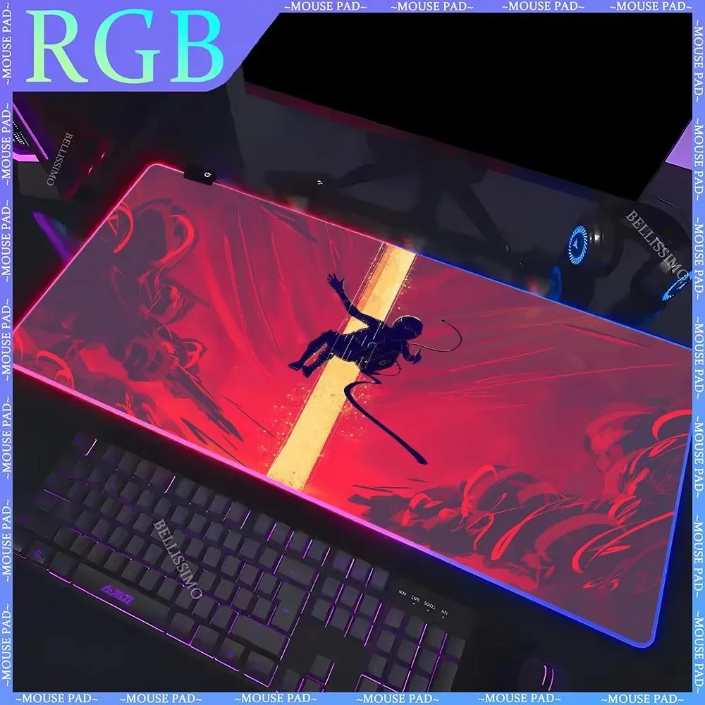 RGB Astronaut Anime MousePad Computer Notebook Gamer Keyboard Pad Game Accessories LED Desk mats Large Rubber Luminous Mouse Pad
RGB Astronaut Anime MousePad Computer Notebook Gamer Keyboard Pad Game Accessories LED Desk mats Large Rubber Luminous Mouse Pad