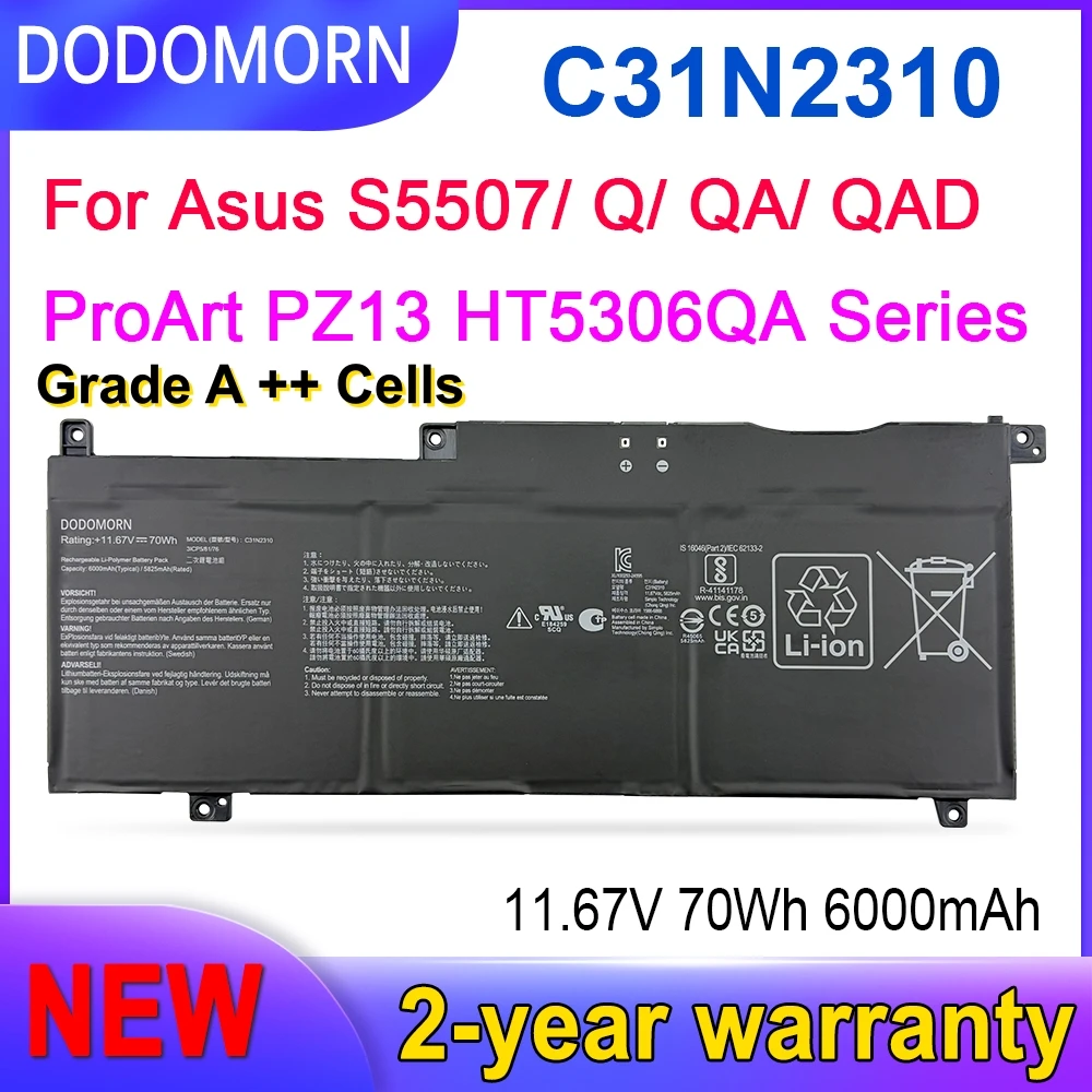 High quality C31N2310 Battery for ASUS S5507Q S5507QAD HT5306QA 0B200-04550000 Factory direct sales
High quality C31N2310 Battery for ASUS S5507Q S5507QAD HT5306QA 0B200-04550000 Factory direct sales