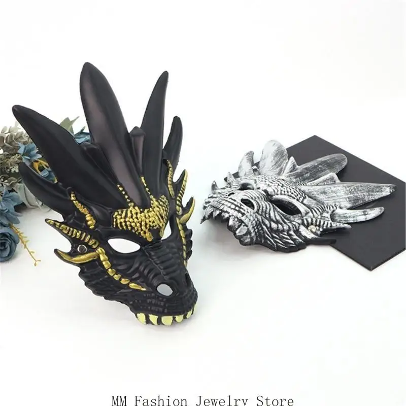 Dragon Head Mask for Women Men Masquerade Dragon Head Full Face Mask Halloween Animal Mask Halloween Cosplay Accessories
Dragon Head Mask for Women Men Masquerade Dragon Head Full Face Mask Halloween Animal Mask Halloween Cosplay Accessories