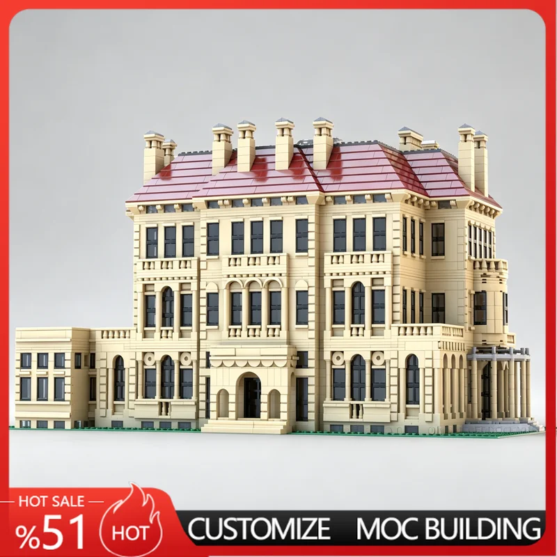 7894PCS European Luxury Villa Modular MOC Architecture Custom Building Blocks DIY Home Display Model Birthday Gift For Collector
7894PCS European Luxury Villa Modular MOC Architecture Custom Building Blocks DIY Home Display Model Birthday Gift For Collector