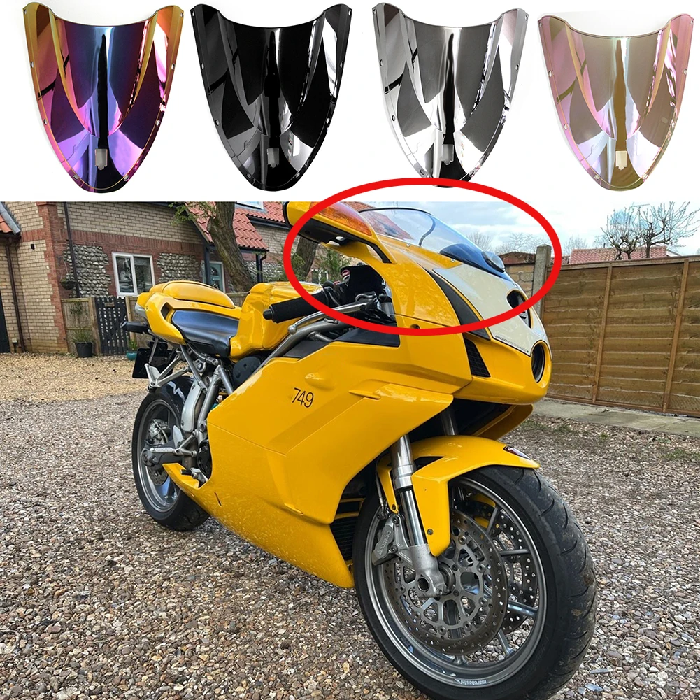 Clear/Black Front Windshield Windscreen Double Bubble Wind Deflector For Ducati 999 749 2005-2006
Clear/Black Front Windshield Windscreen Double Bubble Wind Deflector For Ducati 999 749 2005-2006