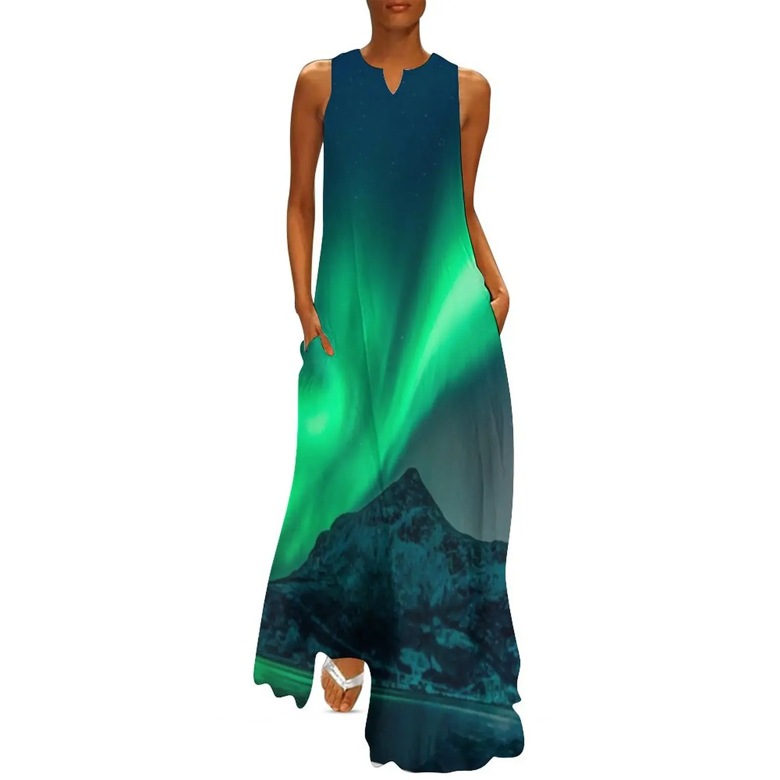 Aurora Borealis (Northern Lights) Long Dress women's elegant loose dresses elegant guest wedding dress
Aurora Borealis (Northern Lights) Long Dress women's elegant loose dresses elegant guest wedding dress