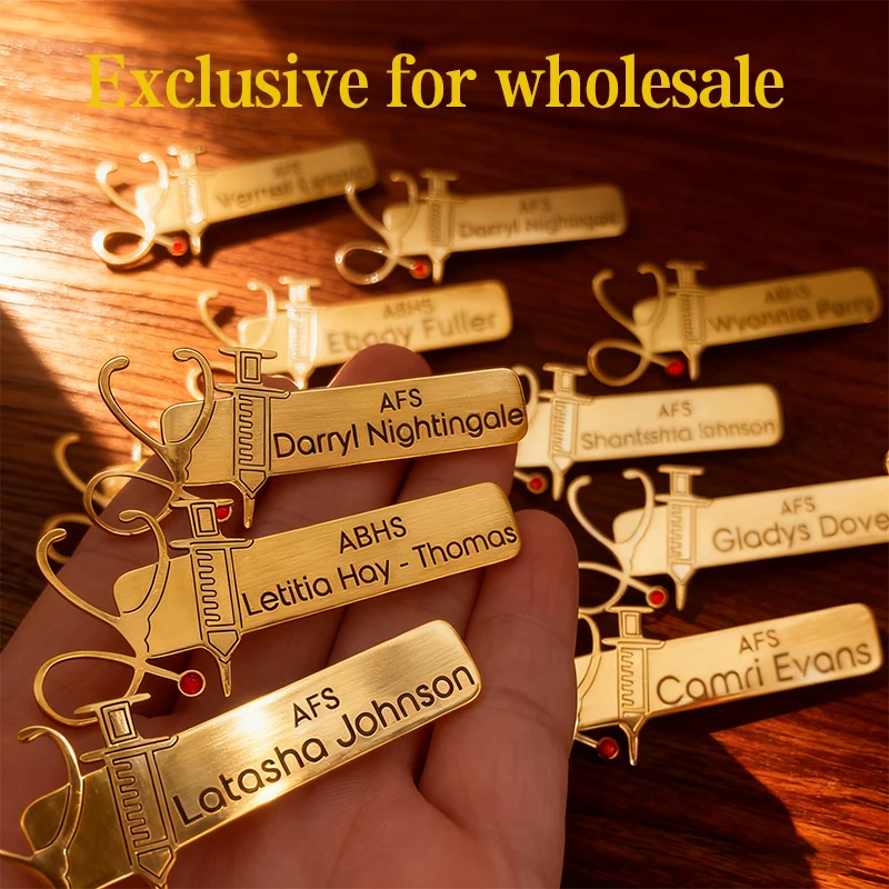 20pcs Stainless Steel Pin Name Tag personalizados Wholesale Items for Small Business Medicina Doctor Nurse Customizable Badge
20pcs Stainless Steel Pin Name Tag personalizados Wholesale Items for Small Business Medicina Doctor Nurse Customizable Badge
