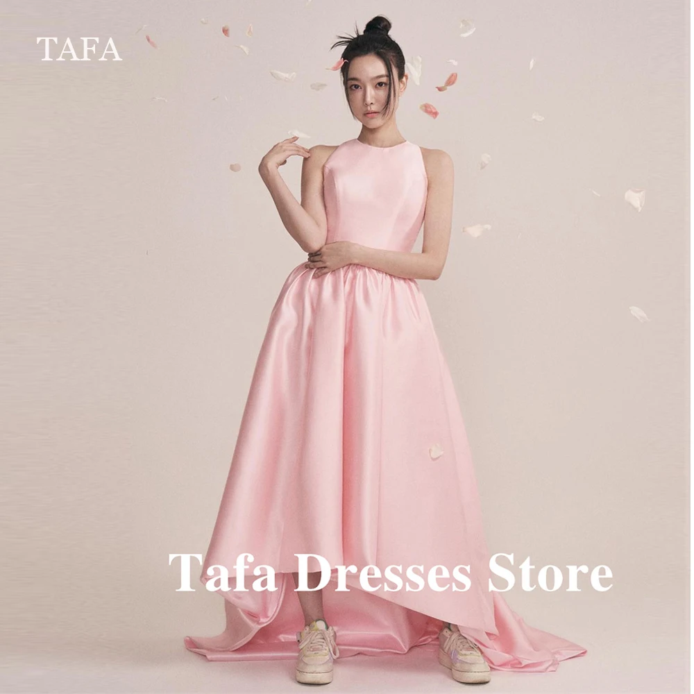 TAFN Pink Evening Dresses Korea Wedding Photo shoot O-Neck Satin Floor Length Prom Formal Party Dress Customized 2025 New
TAFN Pink Evening Dresses Korea Wedding Photo shoot O-Neck Satin Floor Length Prom Formal Party Dress Customized 2025 New