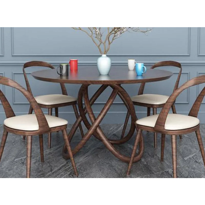 Nordic round table, solid wood designer dining table, glass long table, theme restaurant, café, personalized casual table hotel
Nordic round table, solid wood designer dining table, glass long table, theme restaurant, café, personalized casual table hotel