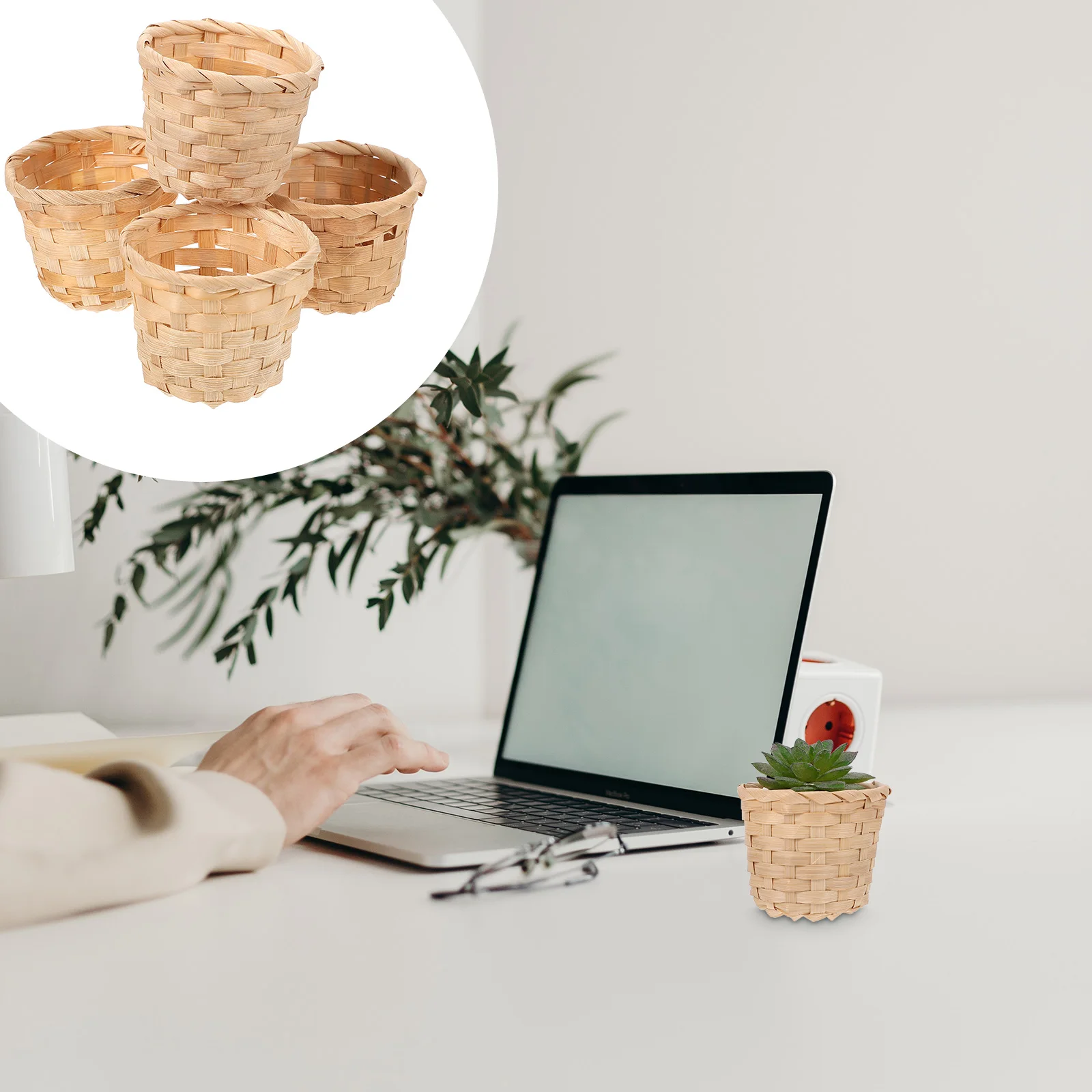 10pcs Bamboo Storage Basket Large Size Woven Design Handmade Baskets for Fruit Plant Reusable Home Decor Kitchen Bar Office
10pcs Bamboo Storage Basket Large Size Woven Design Handmade Baskets for Fruit Plant Reusable Home Decor Kitchen Bar Office