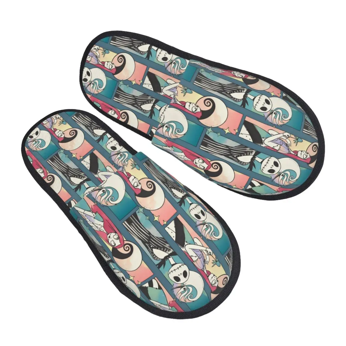 Изготовленные на заказ домашние тапочки из мягкой пены с эффектом памяти Jack Skellington, женские уютные теплые тапочки с противоскользящей подошвой
Изготовленные на заказ домашние тапочки из мягкой пены с эффектом памяти Jack Skellington, женские уютные теплые тапочки с противоскользящей подошвой