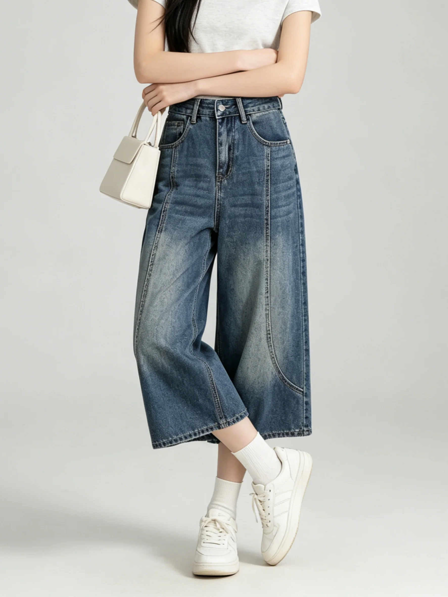 Low Waist Wide Leg Jeans Korean Style Commute Skin Friendly Summer Loose Slimming Eighteen Pants Deep Color Atmosphere
Low Waist Wide Leg Jeans Korean Style Commute Skin Friendly Summer Loose Slimming Eighteen Pants Deep Color Atmosphere