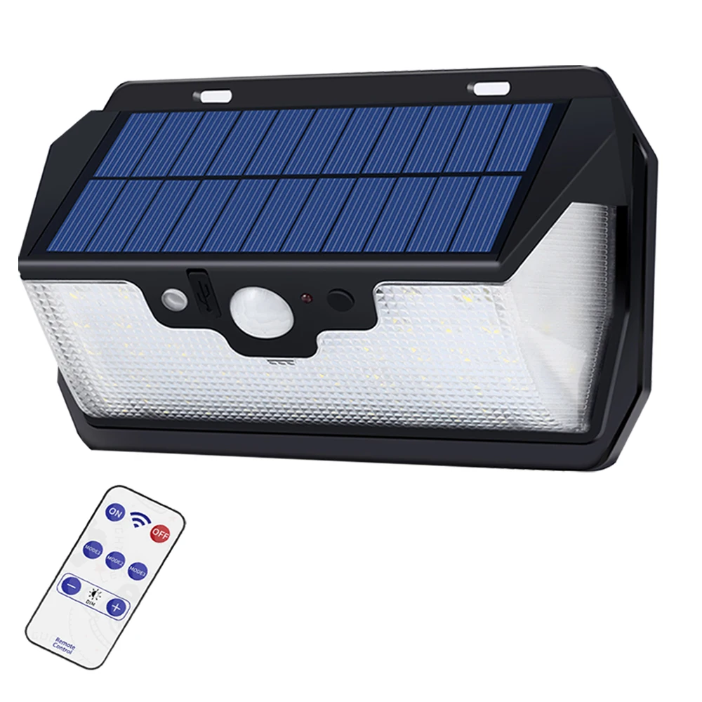 55 Led-Solar-Wall-Light Remote-Control Motion-Sensor Yard Street Outdoor Three-Modes 3 side Lighting
55 Led-Solar-Wall-Light Remote-Control Motion-Sensor Yard Street Outdoor Three-Modes 3 side Lighting