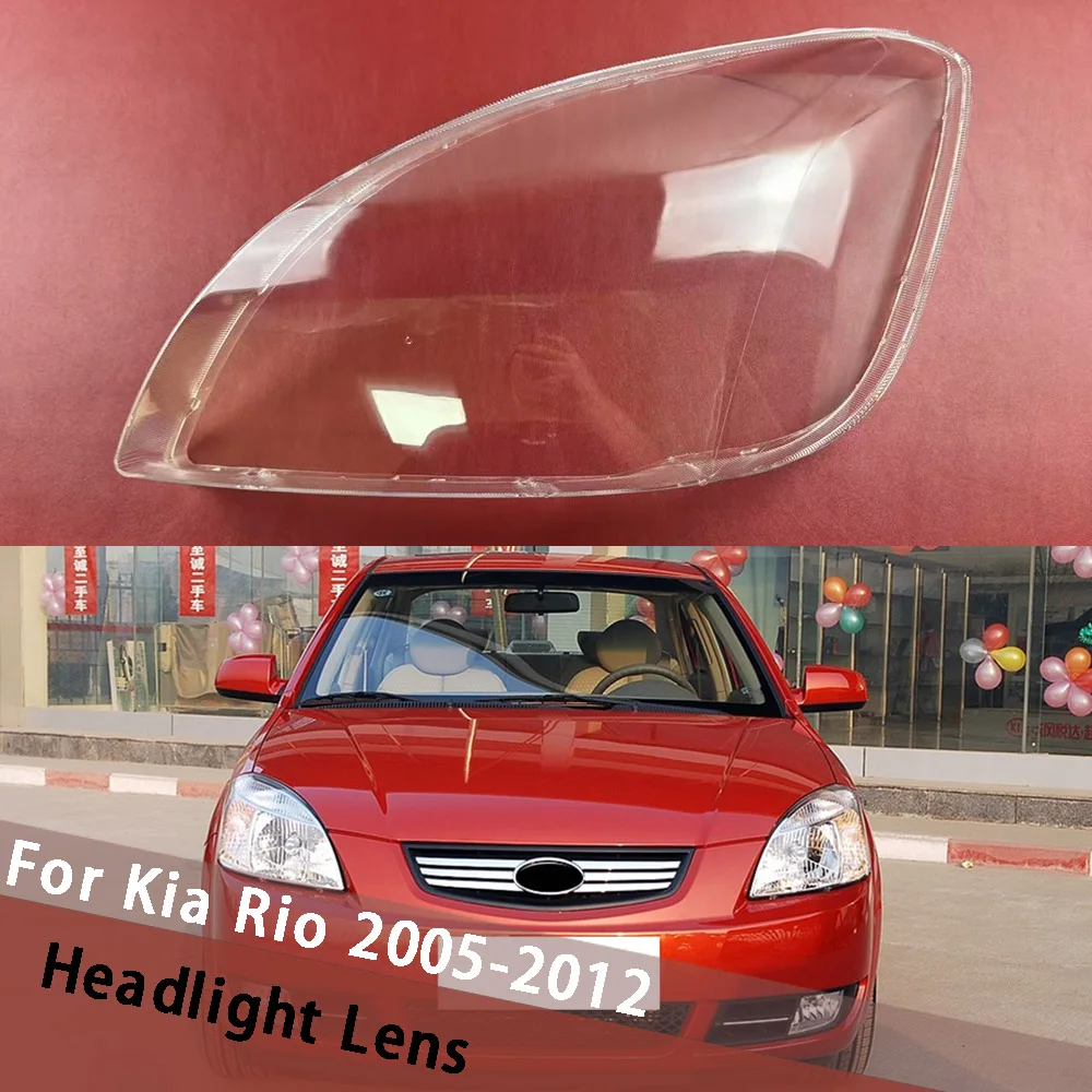 For Kia Rio 2005~2012 Car Accessories Headlight Lens Cover Transparent Lampshade Headlamp Shell Plexiglass Replace Shade Housing
For Kia Rio 2005~2012 Car Accessories Headlight Lens Cover Transparent Lampshade Headlamp Shell Plexiglass Replace Shade Housing