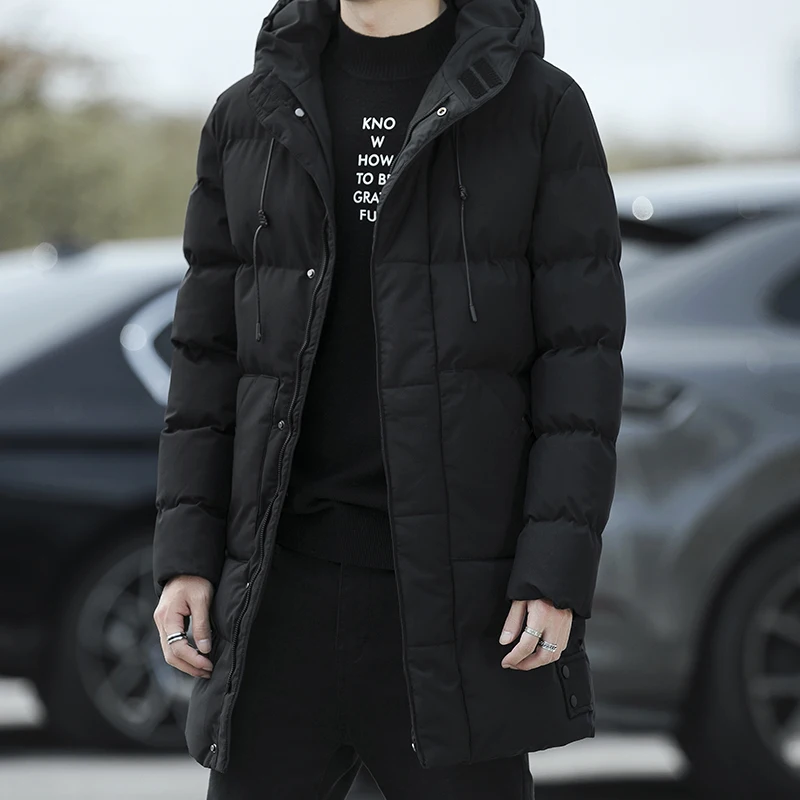 Men's Cotton Jaet Winter New Sle Warm Casual Hooded Coat Trendy All-Match Long Sve Polyester Fiber Stand Fit Coat
Men's Cotton Jaet Winter New Sle Warm Casual Hooded Coat Trendy All-Match Long Sve Polyester Fiber Stand Fit Coat