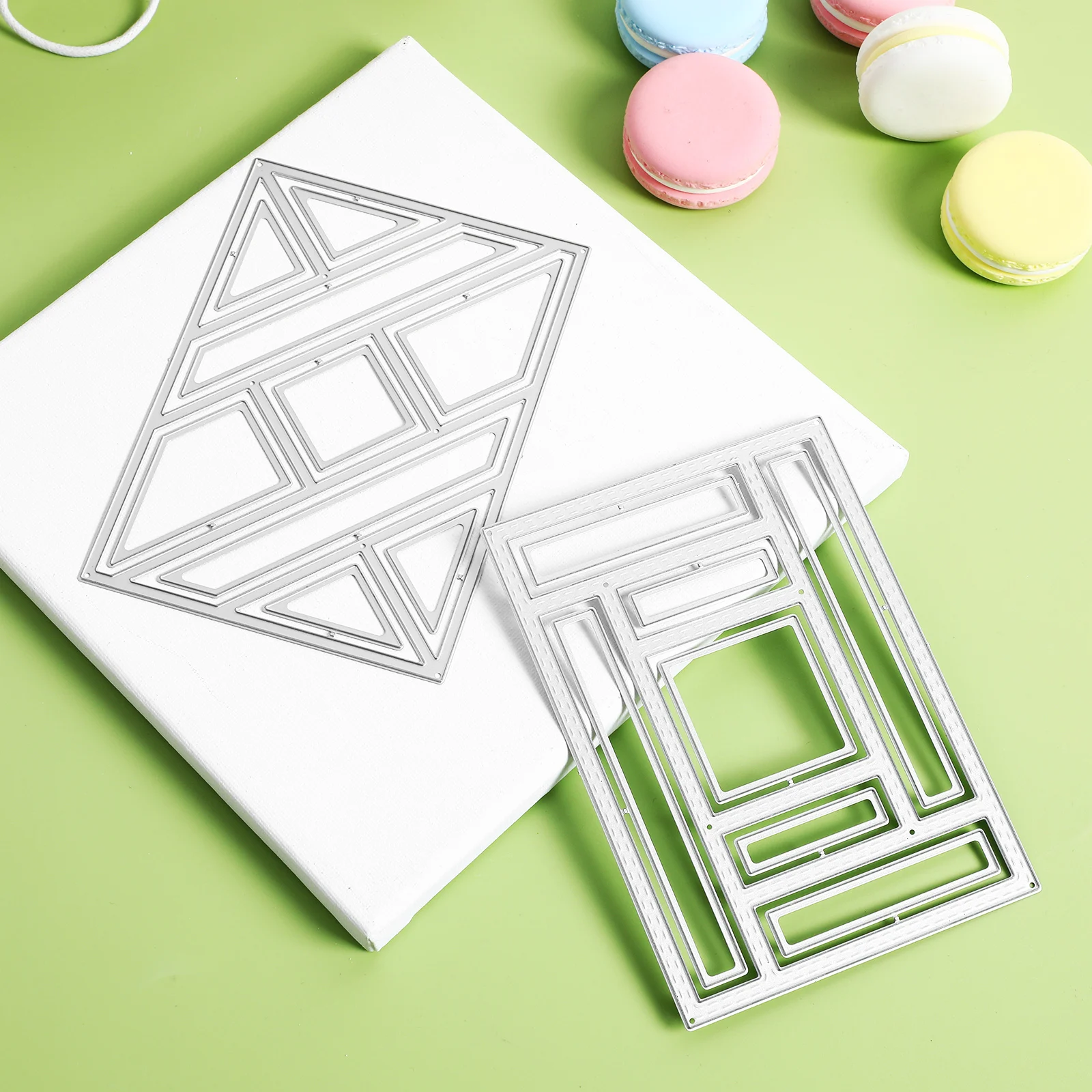 2pcs DIY Photo Frame Knife Mold Durable Metal Embossing Stencils Precise Cutting Dies Scrapbooking Cardmaking Supplies Modern
2pcs DIY Photo Frame Knife Mold Durable Metal Embossing Stencils Precise Cutting Dies Scrapbooking Cardmaking Supplies Modern