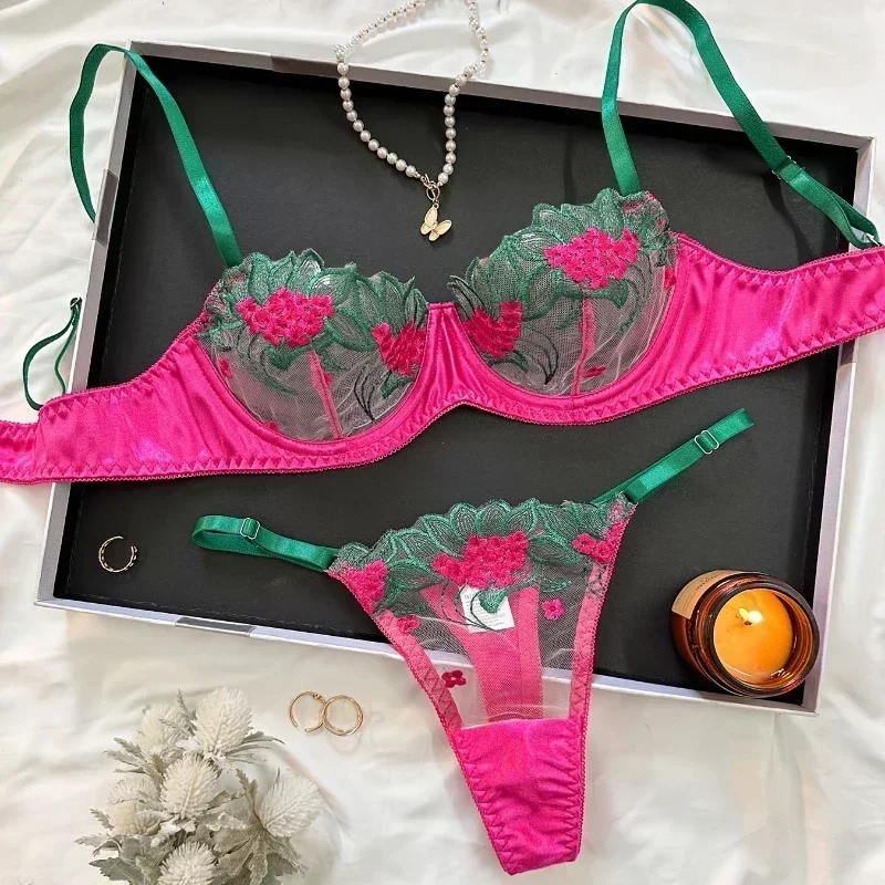 Fancy Lingerie Floral Lace Bra Set Luxury Well-Looking Underwear Sexy Erotic Fairy Fine Lace Exotic Sets See Through Bra
Fancy Lingerie Floral Lace Bra Set Luxury Well-Looking Underwear Sexy Erotic Fairy Fine Lace Exotic Sets See Through Bra