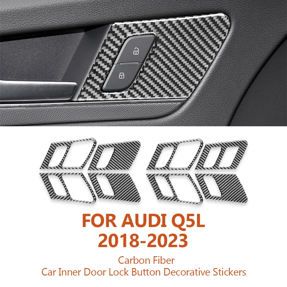 For Audi Q5L 2018-2023 Handmade Carbon Fiber Car Inner Door Lock Button Panel Decorative Stickers Auto Interior Accesorios
For Audi Q5L 2018-2023 Handmade Carbon Fiber Car Inner Door Lock Button Panel Decorative Stickers Auto Interior Accesorios