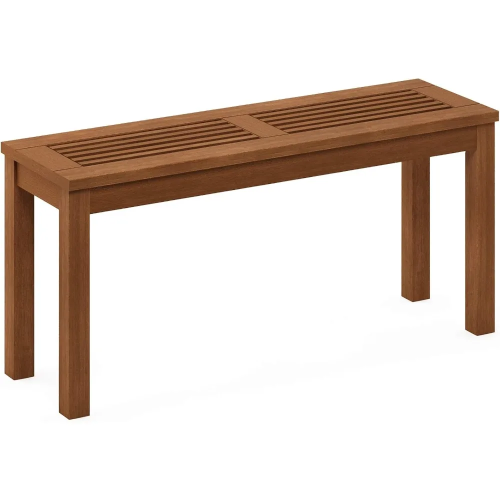Outdoor Backless Bench, Natural,1-Pack Brown outdoor benches are placed in gardens or parks 11.89"D x 39.29"W x 18.5"H
Outdoor Backless Bench, Natural,1-Pack Brown outdoor benches are placed in gardens or parks 11.89"D x 39.29"W x 18.5"H