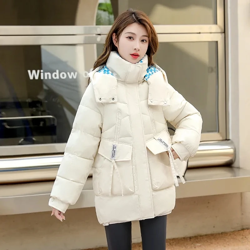 Short Parka Down Cotton-Padded Jacket Women's 2023 New Winter Jackets Solid color Fashion Cotton-Padded Jacket Student Coats
Short Parka Down Cotton-Padded Jacket Women's 2023 New Winter Jackets Solid color Fashion Cotton-Padded Jacket Student Coats