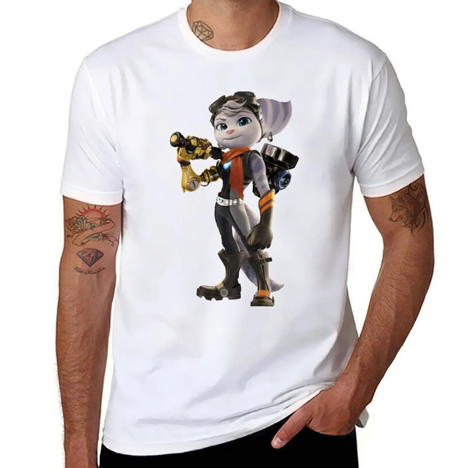 Rivet - Ratchet & Clank T-Shirt man t shirt luxury g man t shirts for men T-Shirt
Rivet - Ratchet & Clank T-Shirt man t shirt luxury g man t shirts for men T-Shirt