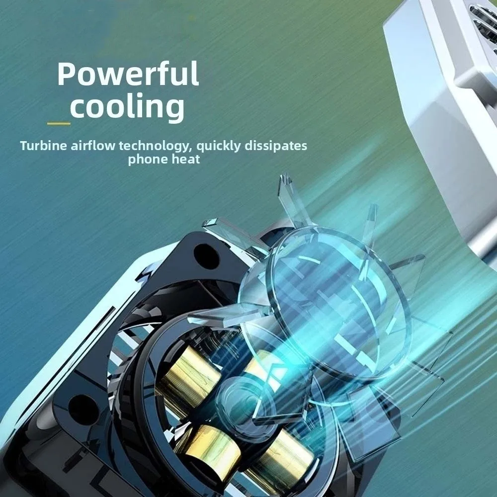 With Blue Light Mobile Phone Cooler Air Cooling with Back Clip Portable Game Heat Sink Rechargeable Detachable Nine Fan Radiator
With Blue Light Mobile Phone Cooler Air Cooling with Back Clip Portable Game Heat Sink Rechargeable Detachable Nine Fan Radiator