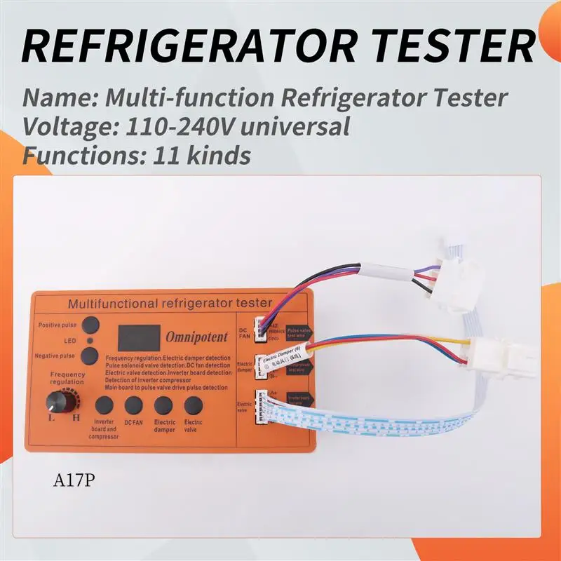 AP-Refrigerator Inverter Board Compressor Solenoid Valve Fan Air Door Electric Valve Tester Fault Tool Accessories
AP-Refrigerator Inverter Board Compressor Solenoid Valve Fan Air Door Electric Valve Tester Fault Tool Accessories