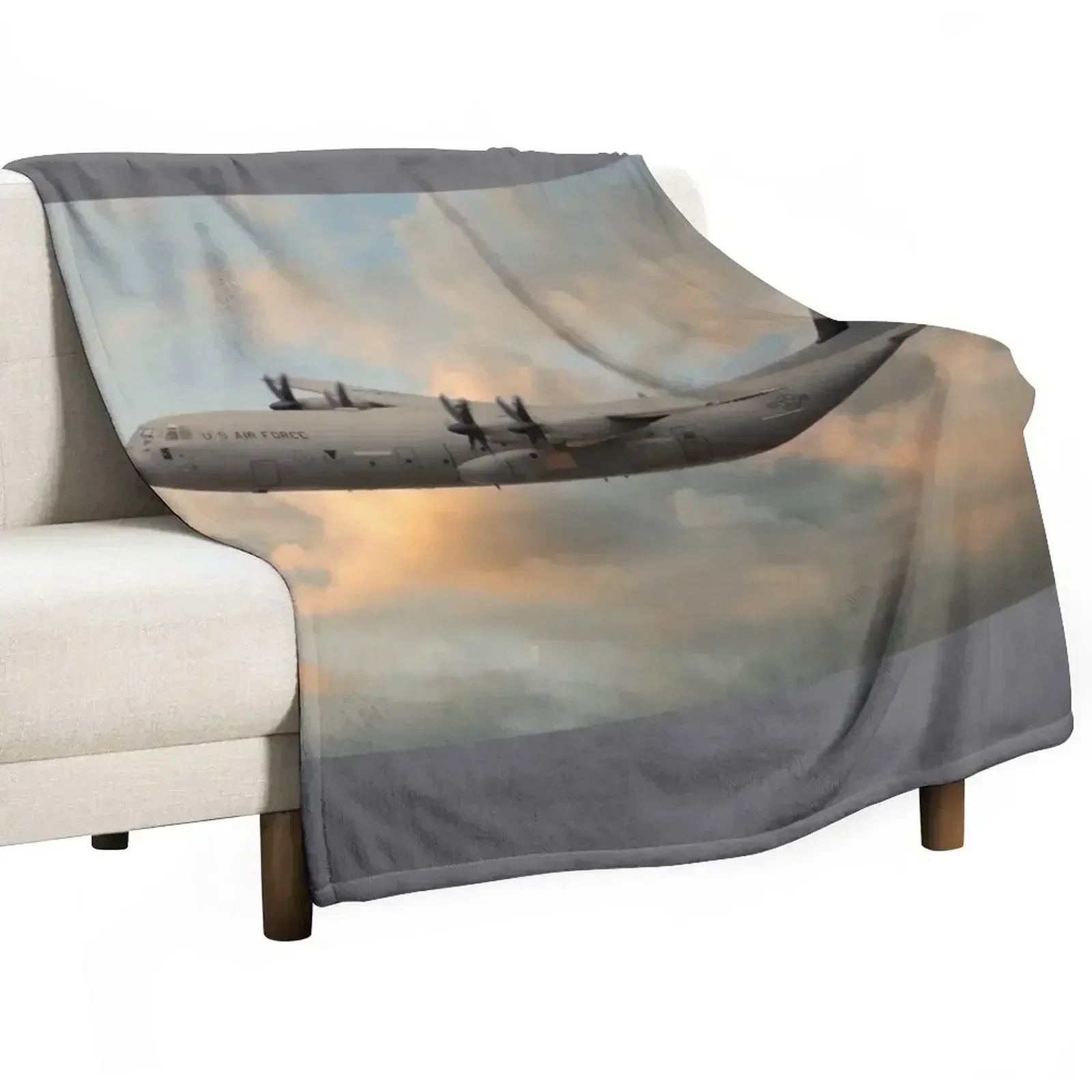 USAF C-130J-30 Hercules Throw Blanket Soft Solid Color Blanket for Couch Bed
USAF C-130J-30 Hercules Throw Blanket Soft Solid Color Blanket for Couch Bed