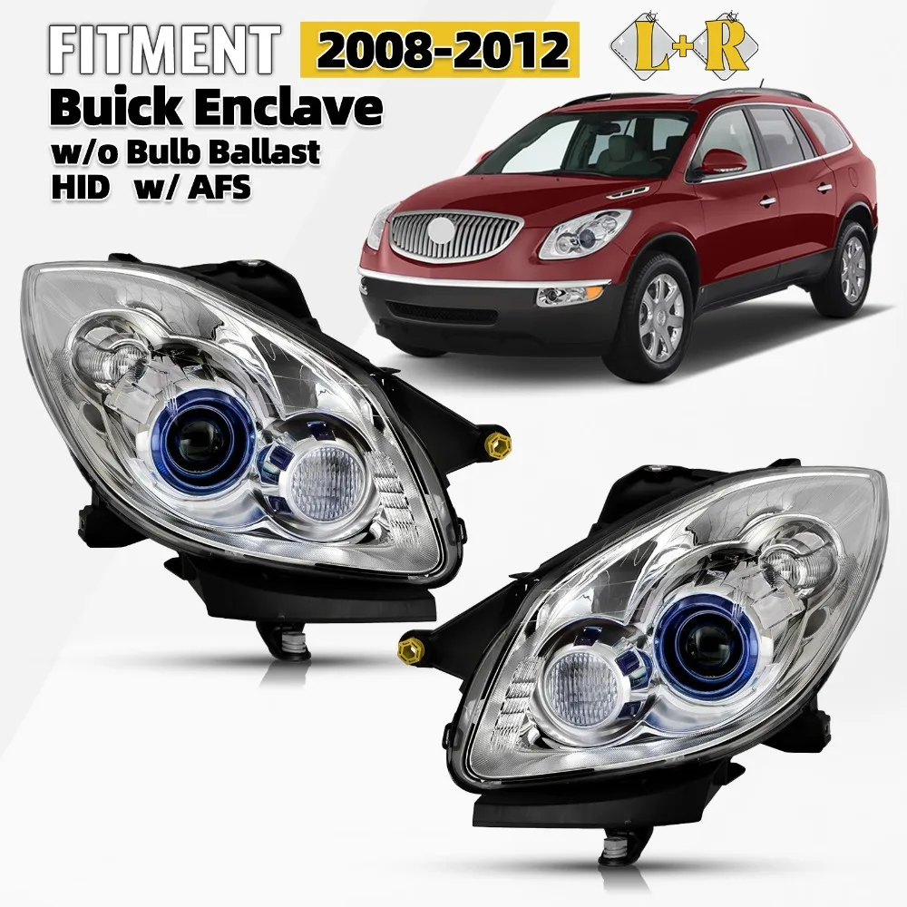 HID Headlight For 2008-2012 Buick Enclave w/AFS w/o Bulb w/o Ballast Left+Right
HID Headlight For 2008-2012 Buick Enclave w/AFS w/o Bulb w/o Ballast Left+Right