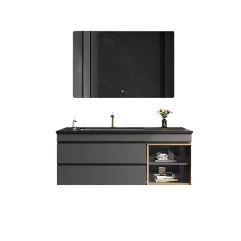 Bathroom Vanity Set with Mirror, Cabinet and Wash Basin
Bathroom Vanity Set with Mirror, Cabinet and Wash Basin
