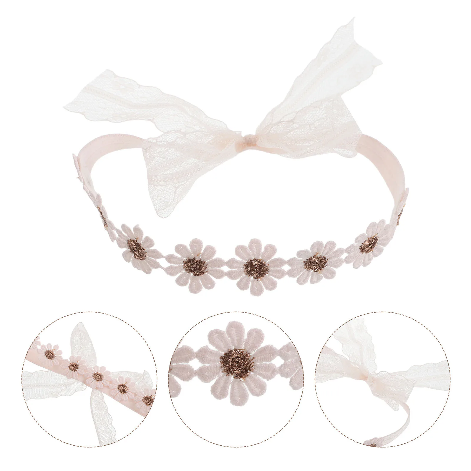 Daisy Flower Headband for Girls Soft Lace Bow Elastic Baby Girl Hairband Floral Accessory Newborn Toddler Party Wear
Daisy Flower Headband for Girls Soft Lace Bow Elastic Baby Girl Hairband Floral Accessory Newborn Toddler Party Wear