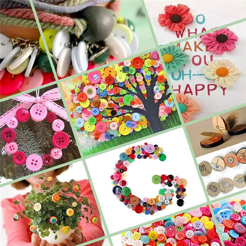 1200-1500Pcs Resin Buttons Sewing Button Assorted Sizes For Sewing DIY Manual Button Painting Handmade Ornament Buttons Durable
1200-1500Pcs Resin Buttons Sewing Button Assorted Sizes For Sewing DIY Manual Button Painting Handmade Ornament Buttons Durable