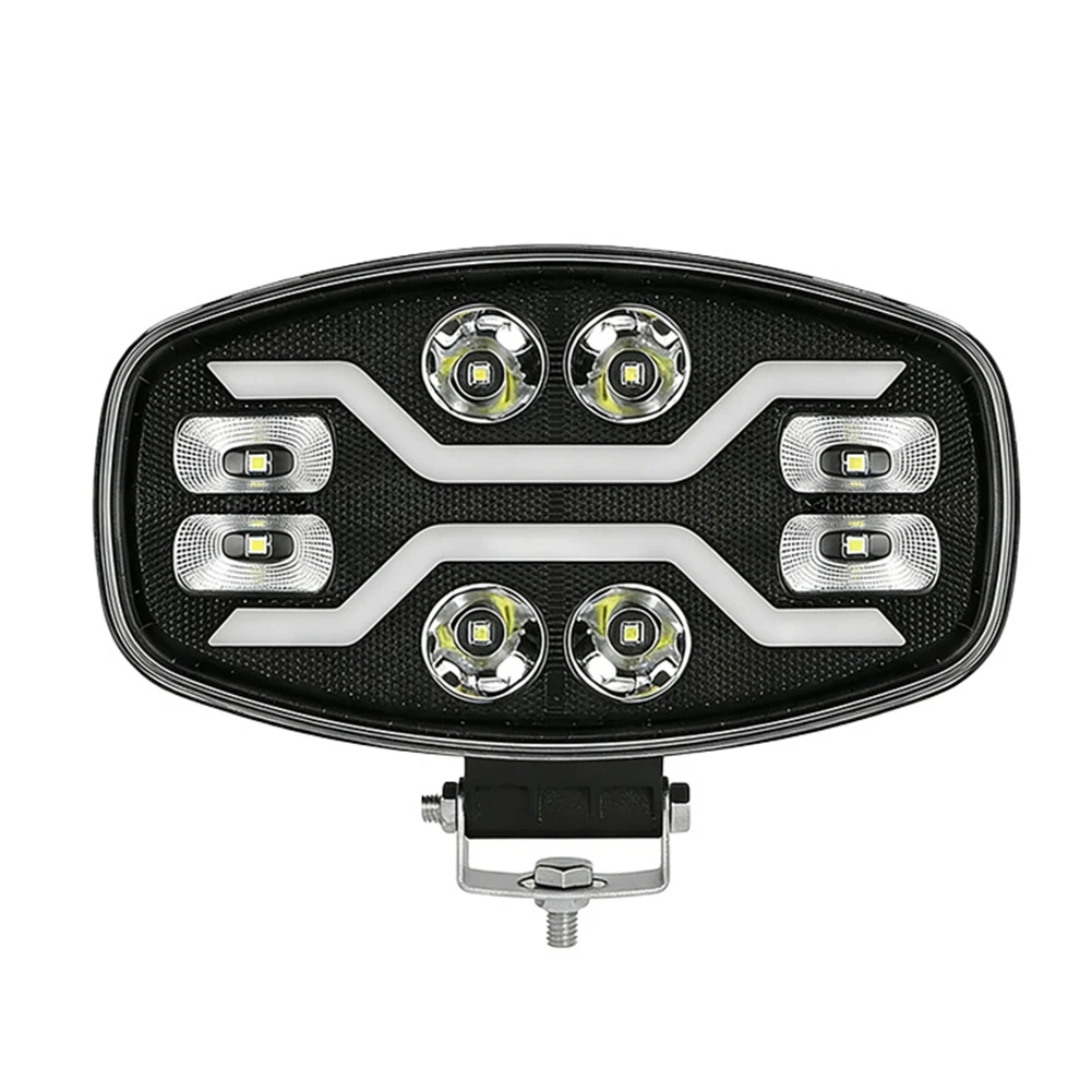 9 Inch 8 LED Work Light Bar 36W Spot Flood Combo DRL Yellow White Dual Color 80Mm Thickness For Truck Offroad Scania Man
9 Inch 8 LED Work Light Bar 36W Spot Flood Combo DRL Yellow White Dual Color 80Mm Thickness For Truck Offroad Scania Man