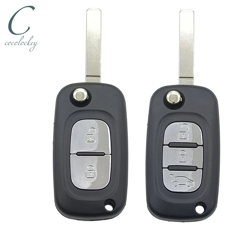 Cocolockey 3B складной флип-брелок с дистанционным управлением, подходит для Renault Megane Modus Clio Kangoo Twingo, 2-кнопочный автомобильный ключ VA2 Blade
Cocolockey 3B складной флип-брелок с дистанционным управлением, подходит для Renault Megane Modus Clio Kangoo Twingo, 2-кнопочный автомобильный ключ VA2 Blade