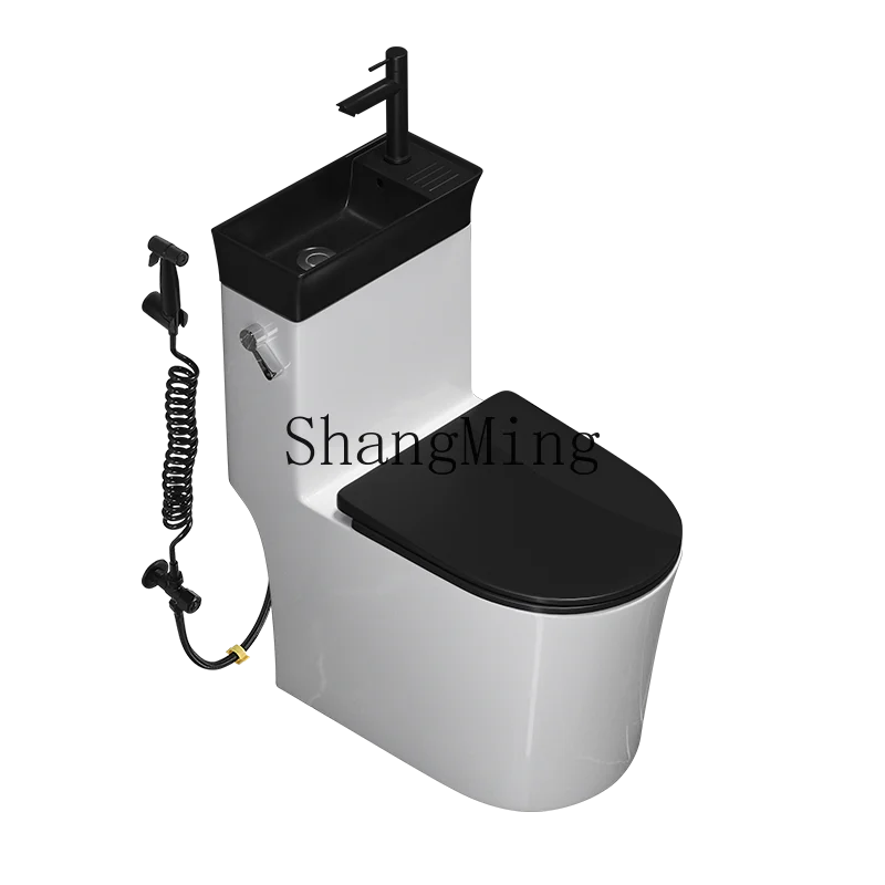 CL household toilet with wash basin, small apartment with faucet, water seat, toilet, water-saving siphon integrated
CL household toilet with wash basin, small apartment with faucet, water seat, toilet, water-saving siphon integrated
