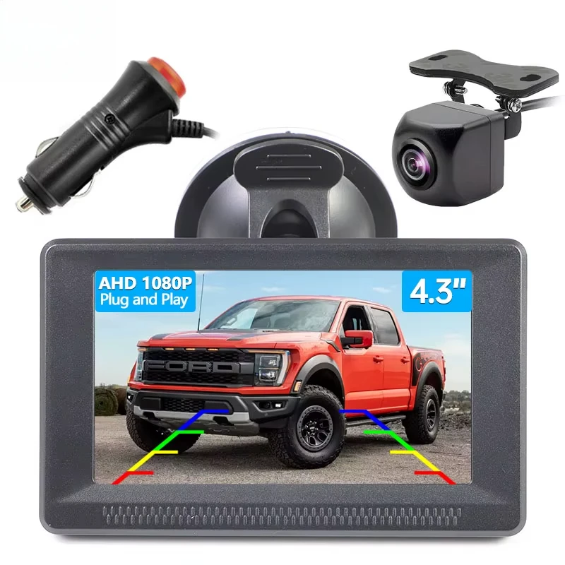 Plug and Play Простая установка 4,3-дюймовый IPS HD автомобильный парковочный монитор с камерой заднего вида AHD 1080P Кабель 7,5 м для внедорожников Грузовиков RV
Plug and Play Простая установка 4,3-дюймовый IPS HD автомобильный парковочный монитор с камерой заднего вида AHD 1080P Кабель 7,5 м для внедорожников Грузовиков RV