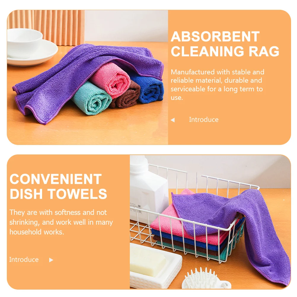 4Pcs Microfiber Cleaning Cloths Absorbent Kitchen Dish Towels Washable Multi- Supplies Cleaning
4Pcs Microfiber Cleaning Cloths Absorbent Kitchen Dish Towels Washable Multi- Supplies Cleaning