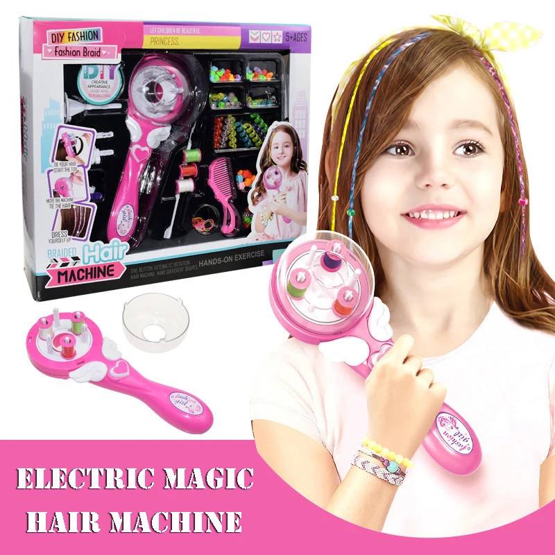 DIY Electric Automatic Hair Braid Color Beads Creative Girls Toys Jewelry Handmade Kids Craft Kit Handicrafts Makeup Accessories
DIY Electric Automatic Hair Braid Color Beads Creative Girls Toys Jewelry Handmade Kids Craft Kit Handicrafts Makeup Accessories