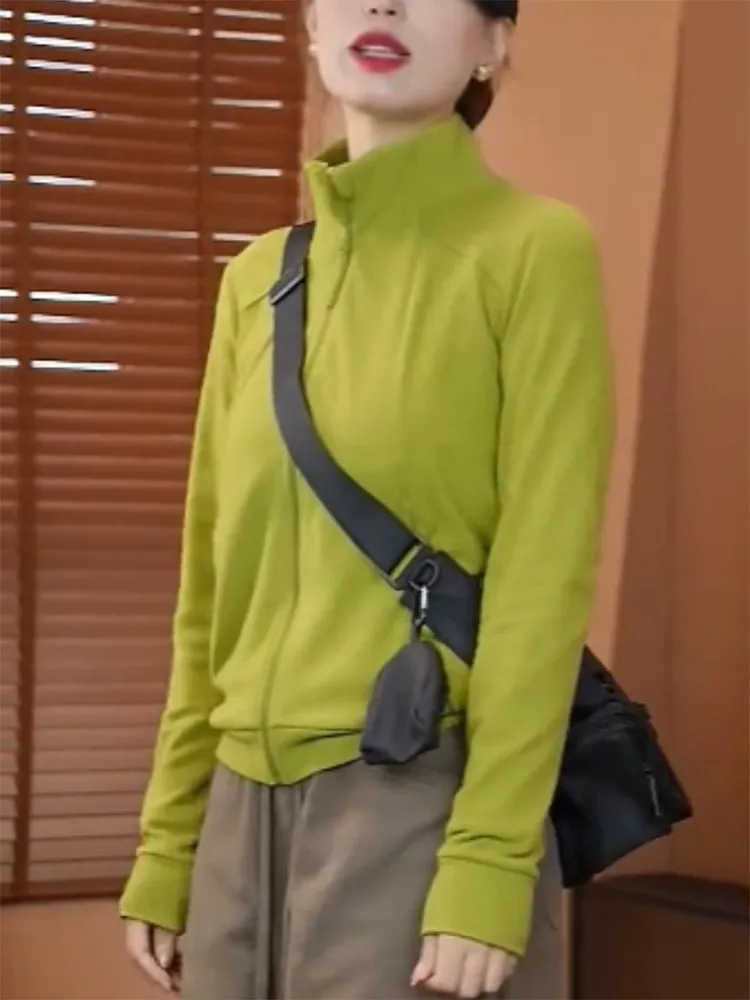 Faionable High-End Stand Collar Warm Casual Versatile Comfortable Women's Outerwear Spring Autumn New Sle Breathable
Faionable High-End Stand Collar Warm Casual Versatile Comfortable Women's Outerwear Spring Autumn New Sle Breathable