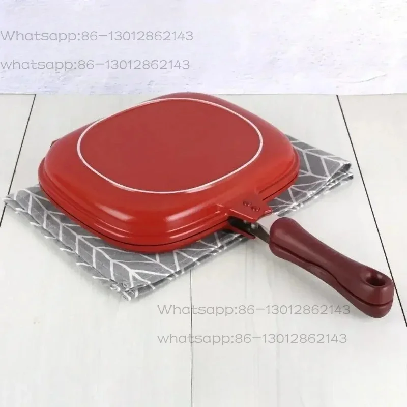 NEW 28/32cm Double Side Grill Fry Pan Cookware Stainless Steel Double Face Pan Steak Fry Pan Kitchen Accessories Cooking Tool
NEW 28/32cm Double Side Grill Fry Pan Cookware Stainless Steel Double Face Pan Steak Fry Pan Kitchen Accessories Cooking Tool