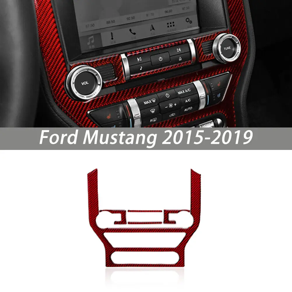 Red Carbon Fiber Interior CD Panel Sticker Cover Trim For Ford Mustang 2015-2019
Red Carbon Fiber Interior CD Panel Sticker Cover Trim For Ford Mustang 2015-2019